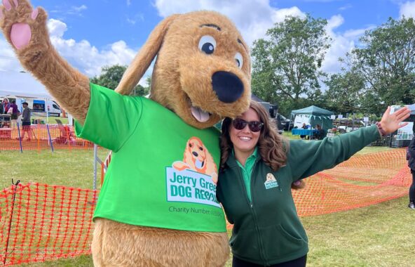 Rusty the Mascot at the 2024 Summer Show