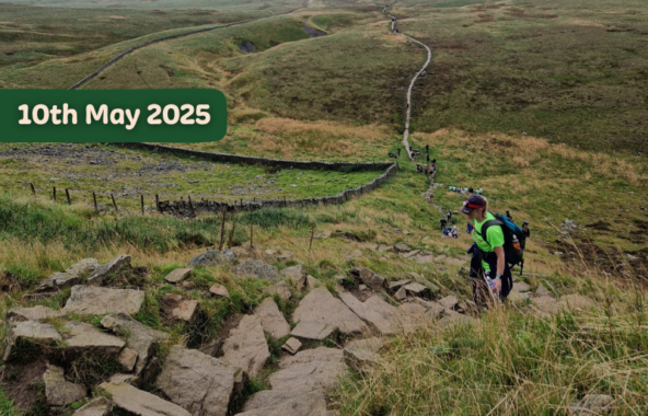 Jerry Green Dog Rescue fundraiser climbing the Yorkshire Three Peaks